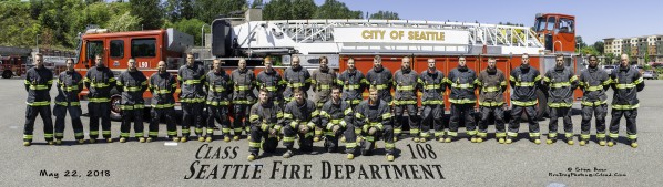 Seattle Fire Recruit Class 108 closed coats by Steve